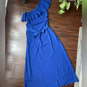 Banana Republic One Shoulder Maxi Dress